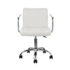 Multicolor PU Computer Office Chair Chrome Legs Lift Swivel Small Adjustable