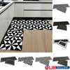 2PCS Home Kitchen Floor Mat Non Slip Runner Anti Fatigue Rug Set Door Decor