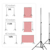 10Ft Heavy Duty Adjustable Photography Background Support Stand Kits + Carry Bag