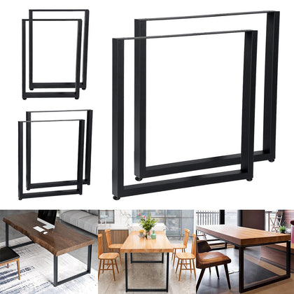 70x71cm Industrial Table Legs Steel Metal Trapezium for Dining/Bench/Office/Desk