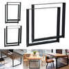 70x71cm Industrial Table Legs Steel Metal Trapezium for Dining/Bench/Office/Desk