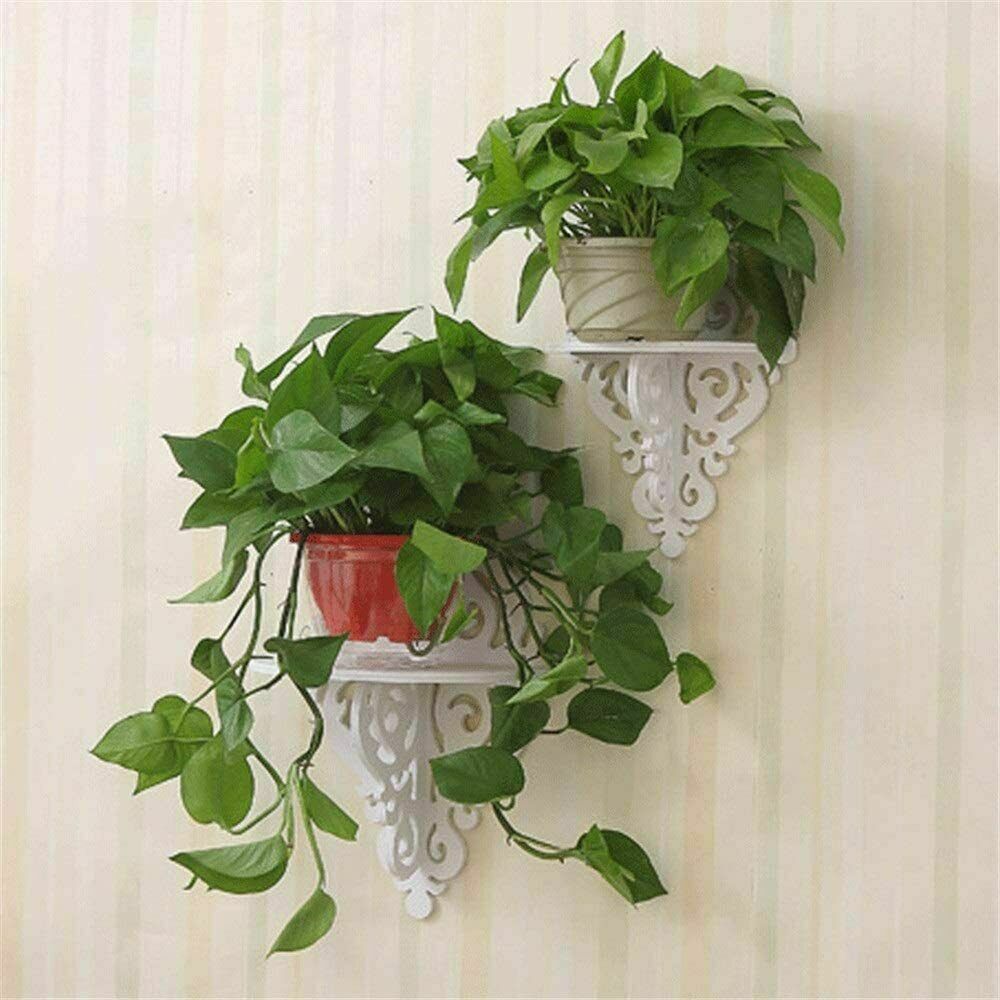 Small 2Pcs Corner Shelf Floating Wall Shelves Storage Display Books Rack Decor