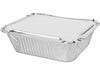 ALUMINIUM FOIL FOOD CONTAINERS+LIDS x 100 No.2 PERFECT FOR HOME AND TAKEAWAY USE (NO. 2 100 CONTAINERS WITH LID)