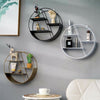 Floating Shelves Metal Wall Shelf Decorative Office Storage Hanging Display Rack
