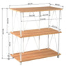 3 Tier Ladder Shelf Bookshelf Rack Stand Organizer Bookcase Unit Display Stand