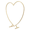210cm(6.89ft) Heart Shaped Wedding Metal Balloon Arch Stand Frame Display Kit UK