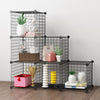 6 Cube DIY Wire Grid Bookcase Storage Shelf Rack Open Organiser Closet Cabinet