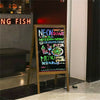 LED Light Advertising Message Writing Board A Board Pavement Sign Display Stand