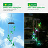 Hanging Hummingbird Lights LED Outdoor RGB Wind Chimes Solar Powered Lamp Garden
