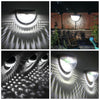 4/8 X LED SOLAR POWER GARDEN FENCE LIGHTS WALL OUTDOOR SECURITY LAMPS COLD LIGHT