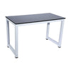 Modern Black Computer Desk Writing PC Table Laptop Home Office Workstation 120cm