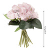 18 Heads Silk Rose Artificial Fake Flowers Bouquet Wedding Home Party Decor UK
