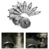 10pc Stainless Steel TCT Hole Saw Cutter Drill Bits Drilling Set for Metal Alloy