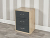 3 Drawer Wooden Bedroom Bedside Cabinet Furniture Storage Nightstand Side Table