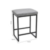 Breakfast Bar Stool Industrial Kitchen Counter Barstool PU Leather Padded Seat