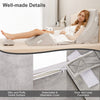 6PCS Bed Wedge Pillow Set Orthopedic Adjustable Foam Pillow for Pain Relief