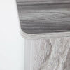 Modern Radiator Cover Wall Cabinet Horizontal Slats Grey Wood MDF Grill Shelf