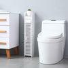 White Waterproof Bathroom Cabinet Paper Towel TallBoy Cupboard Narrow Cabinet