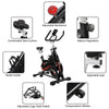 New Home Exercise Bike Aerobic Training Cycle 6KG Flywheel With LCD Monitor