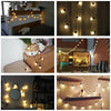 Solar Retro Ball String Lights Outdoor Garden LED Festoon Party Globe Bulb Light