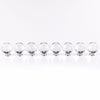 8pcs Clear Diamond Crystal Glass Door Knobs Handles Drawer Wardrobe Cabinet
