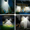 Super Bright 288 LED Solar PIR Motion Sensor Wall Security Light Outdoor Garden