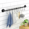 Kitchen Utensil Hanging Rail Rack Wall Mounted Organiser Stainless Steel Holder