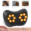 Electric Shiatsu Cervical Massager Pillow Heat Back Neck Lumbar Home Car Cushion