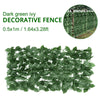 Artificial Hedge Ivy Leaf Garden Fence Roll Privacy Screen Wall Cover Decor New