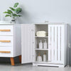 Bathroom Shelf Cabinet Cupboard White Wooden Free Standing Bedroom Storage Unit
