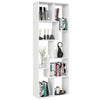 8Tier Wooden Bookcase Bookshelf Storage Shelving Unit Display Stand Cabinet