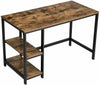 Industrial Computer Desk Rustic Metal Furniture Vintage Compact Office Study Leg
