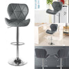 New 1pc Kitchen Breakfast Bar Stools Pu Swivel Counter Chairs Footrest Barstools