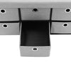Linen Folding Storage Box Ottoman Seat Stool Storage Boxes Footstool with Drawer