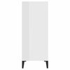 Modern Side Cabinet Open Shelf High Gloss Storage Cupboard Small Sideboard Unit