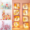 4X Baby Transparent Boxes Storage Ballons Kid Baby Shower Party Birthday Decor