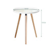 1/2 Tier Coffee Table Round Side Table Modern Occasional Tea Tables Balcony Room