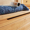Corona Solid Pine Ottoman Single Bedding Box Toy Chest Traditional Mexican Style