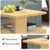 Coffee Table Sofa Side End Modern Tea Desk Storage Shelf for Living Room/Bedroom