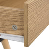 Bedside Table Nightstand Cabinets with 2 Drawers Bedroom Furniture Storage MDF