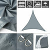 Outdoor Sun Shade Sail Canopy Garden Patio Awning 98% UV Sunscreen Screen UK