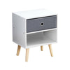 Modern Bedside Side End Table Nightstand Storage Unit Drawer Bedroom Living Room