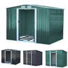 Galvanized Garden Shed Metal Apex/Flat Roof Outdoor Storage With Free Foundation