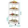 Narrow Slim Kitchen Storage Trolley Fruit Vegetable Gap Rack Basket Shelf Cart