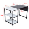 120x60cm Computer Desk with Storage Shelves Home Office Study Writing Work Table