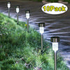 10x Solar Power LED Stake Lights Patio Outdoor Garden Lawn Path Lamp Cool White