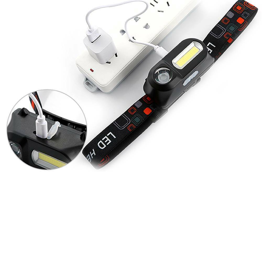 Waterproof Headlight USB Rechargeable LED Headlamp/Head torch Running, Camp/DIY