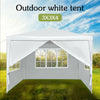 Heavy Duty Garden Marquee Outdoor Tent Strong Waterproof Shading Gazebo White