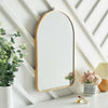 Arch Mirror Wall Hanging Metal Framed Dressing Vanity Mirrors Hallway Bedroom UK