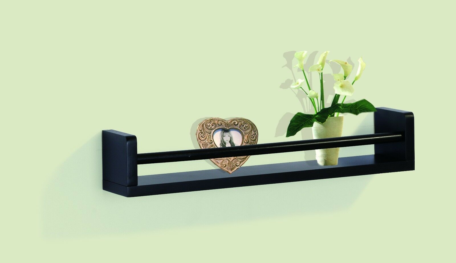 Floating Wall Mounted Wooden Modern Display Single Shelf Storage